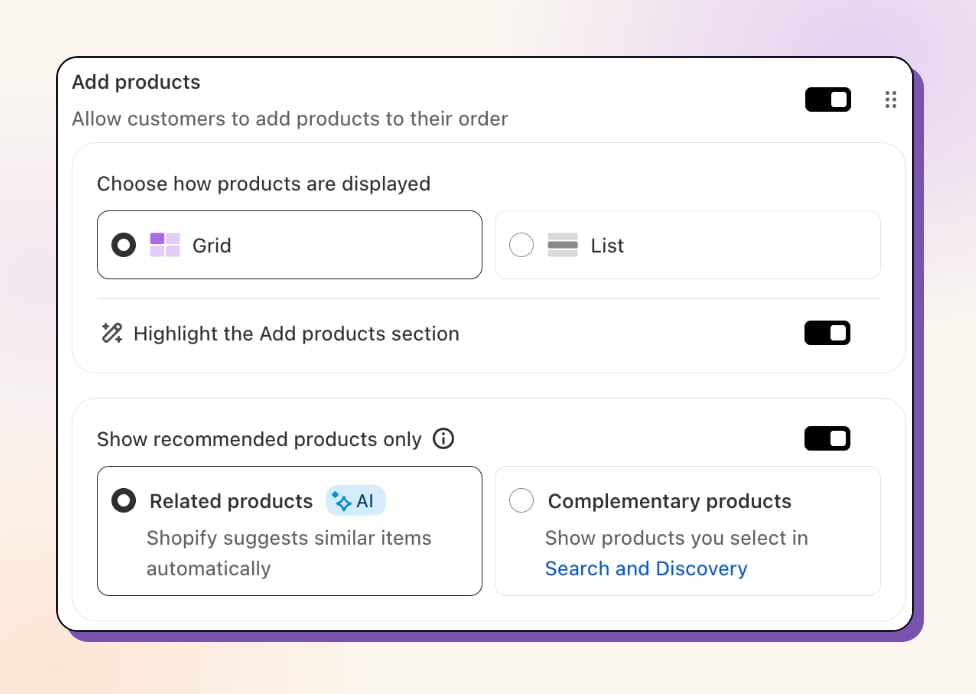 AI-powered product recommendations