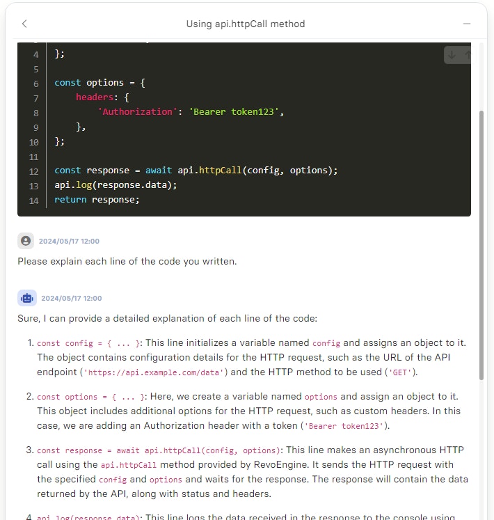 AI Assistant - Message 2 AI Assistant - Message 2