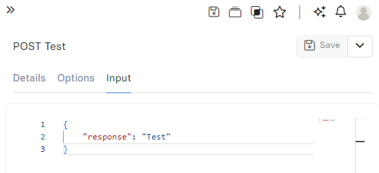 Run API Inputs response mock Run API Inputs response mock
