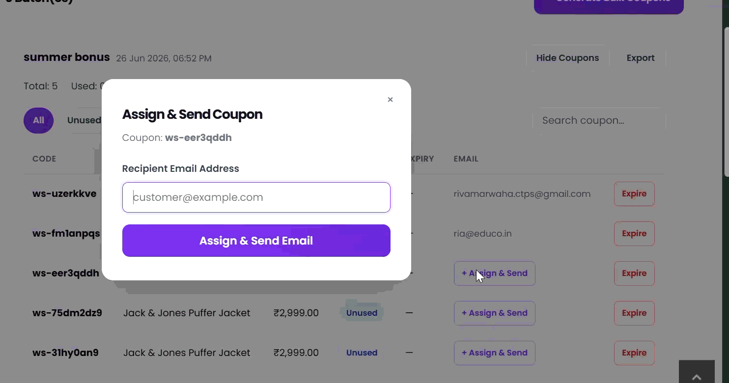 Couponassign