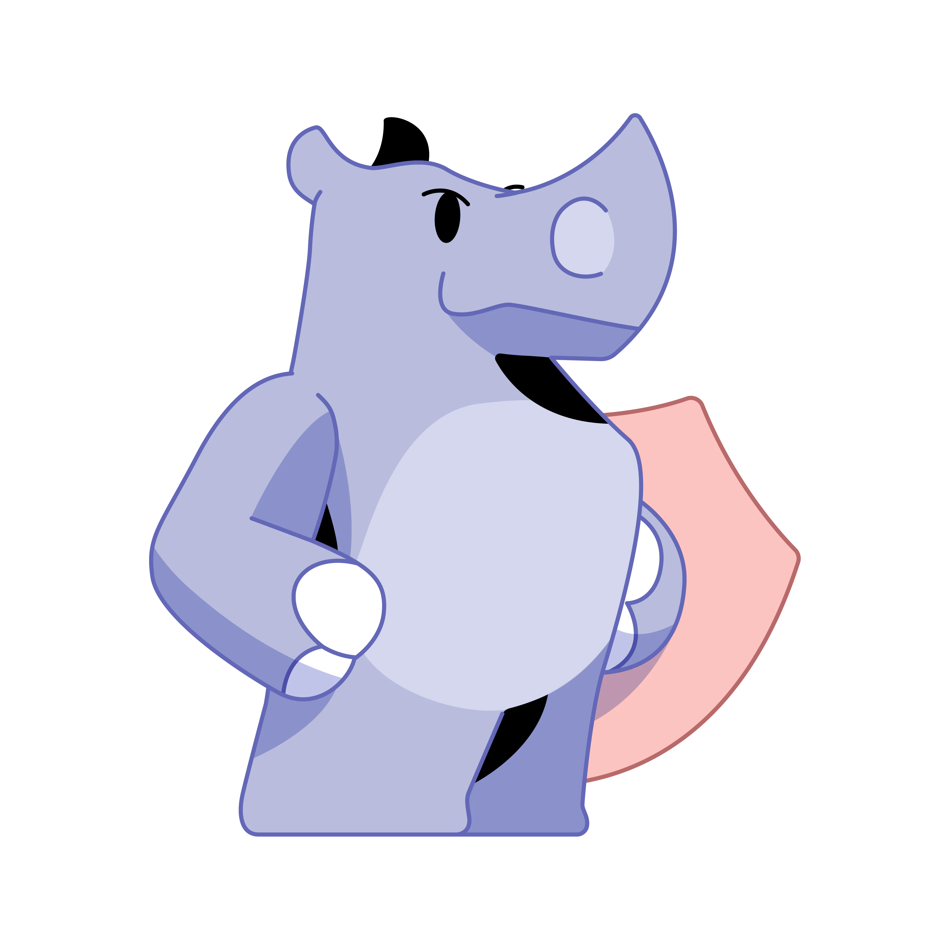RISE Mascot 3/4 Right