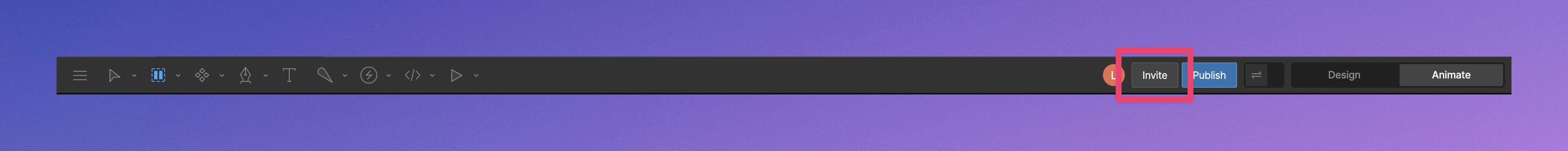 Invite members button