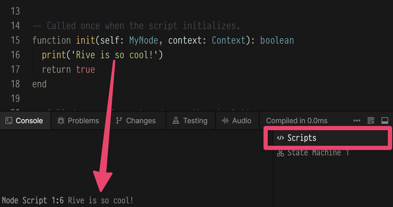 Debug panel toolbar