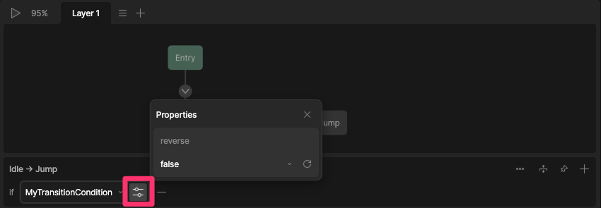 transition script inputs