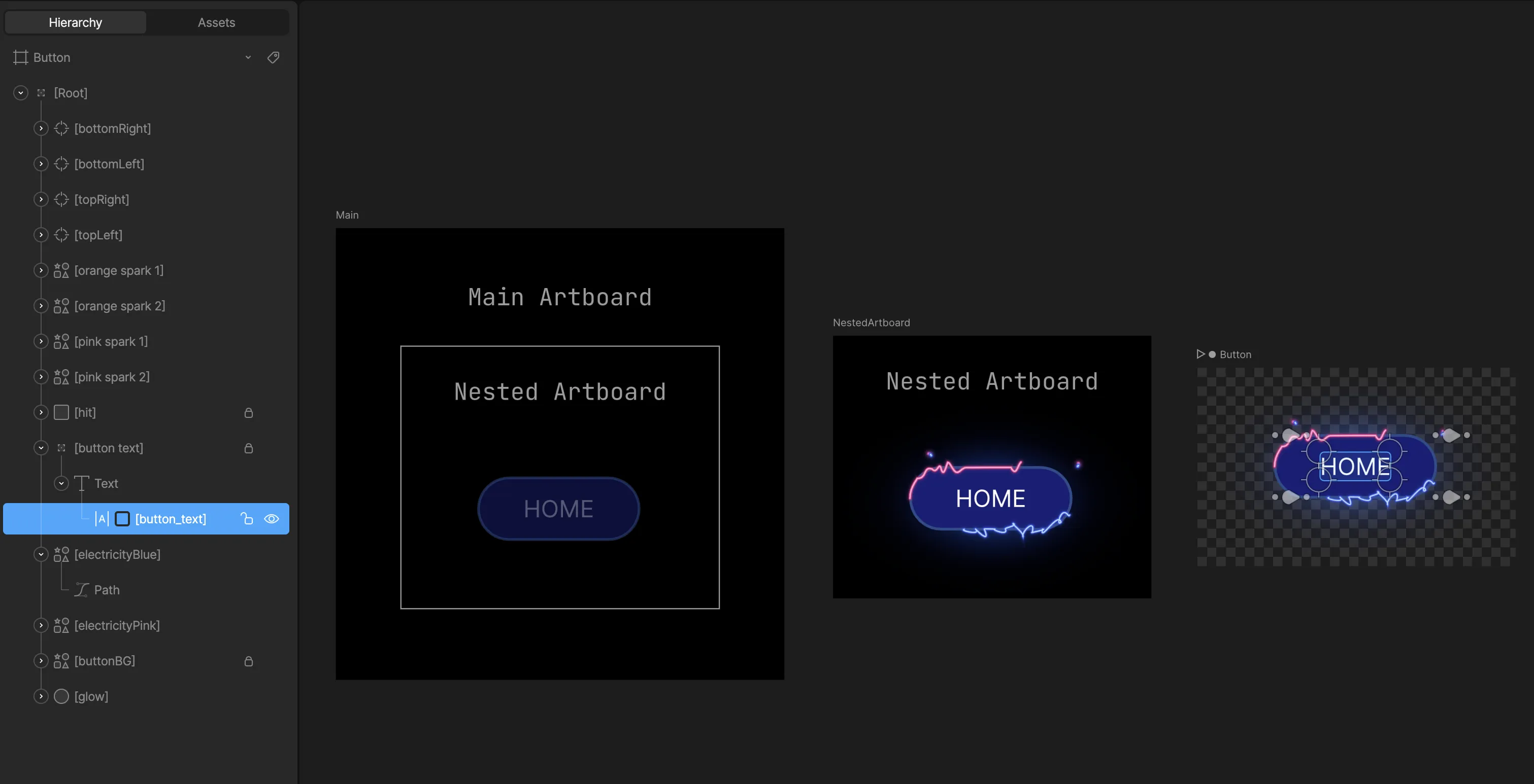Setting Nested Text Runs 