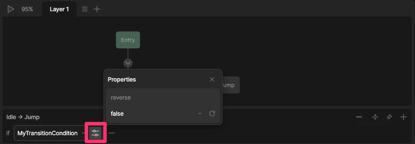 transition script inputs