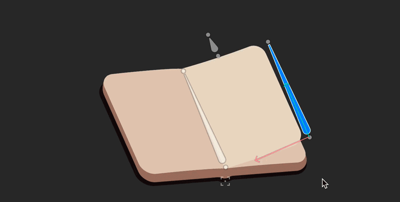 Bones controlling bezier handles