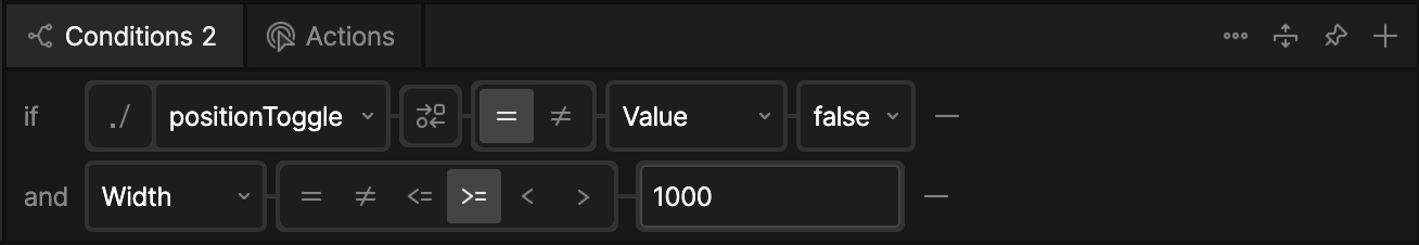 Adding multiple conditions