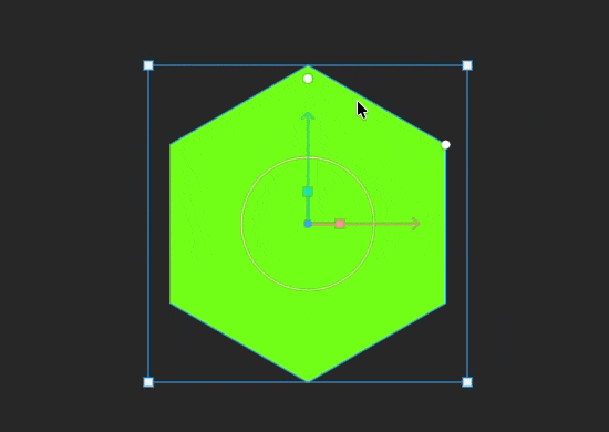Adjusting the radius of the corners of a rectangle