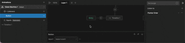 Trigger an Event with a listener