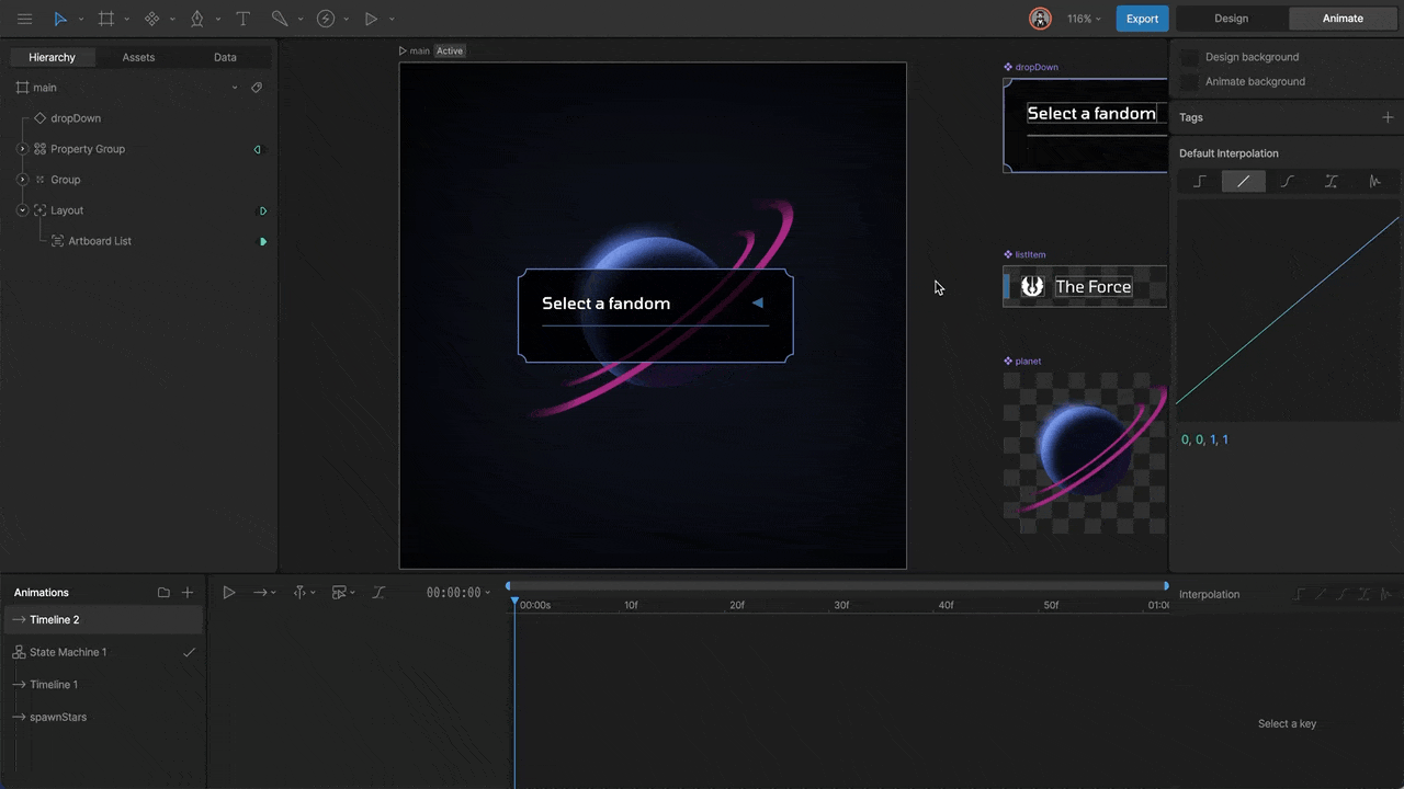 Keying time values of a remap animation on the timeline