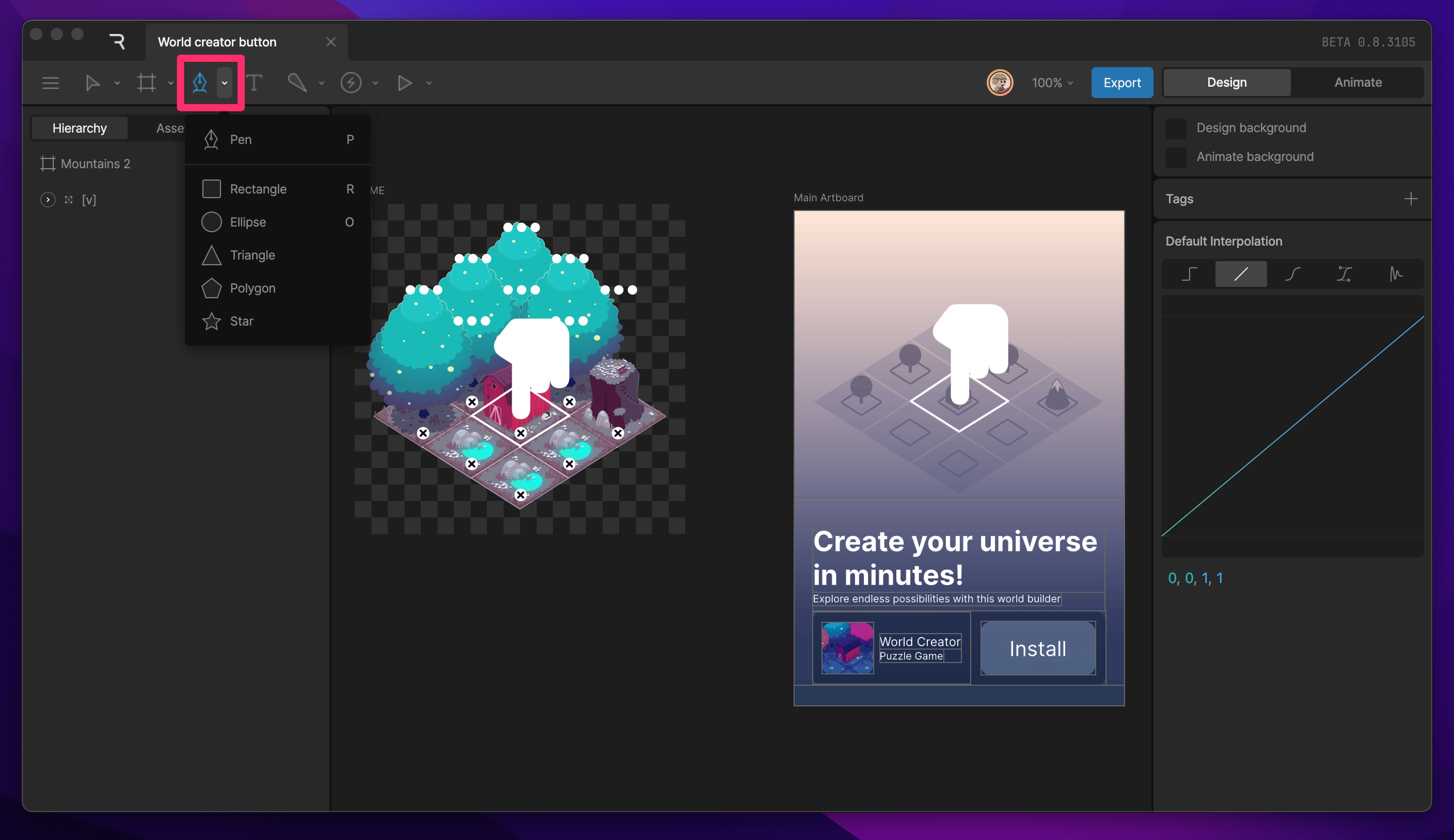 Create tools