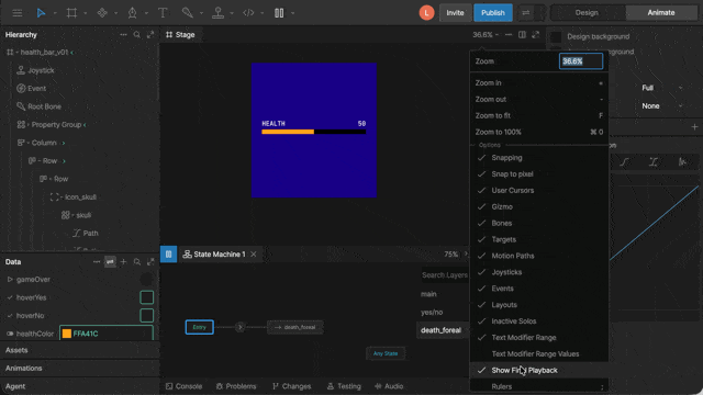 toggle show final playback