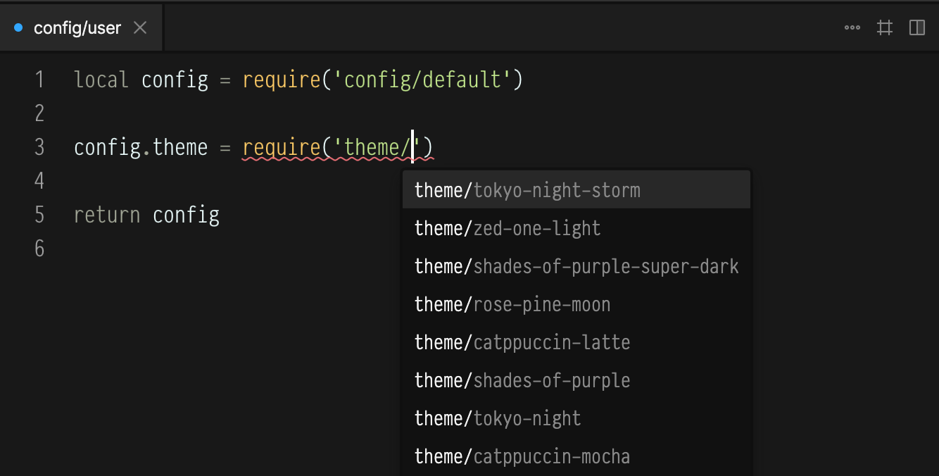 autocomplete editor themes