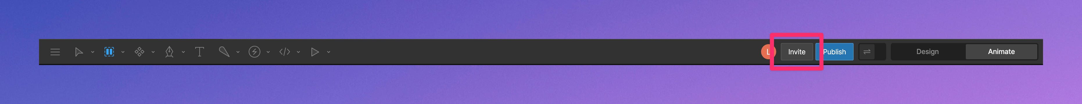 Invite members button