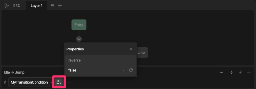 transition script inputs