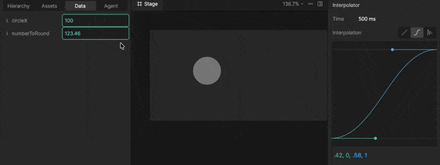 interpolate a shape