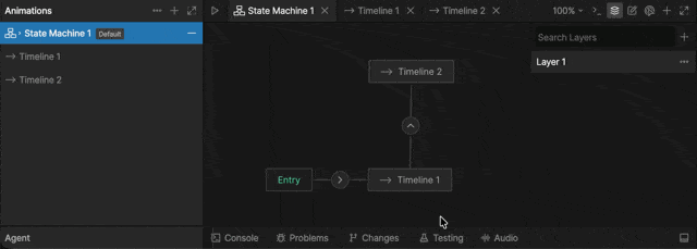 Creating an "or" transition