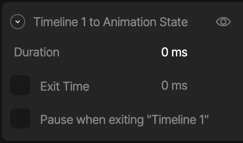 Transition properties