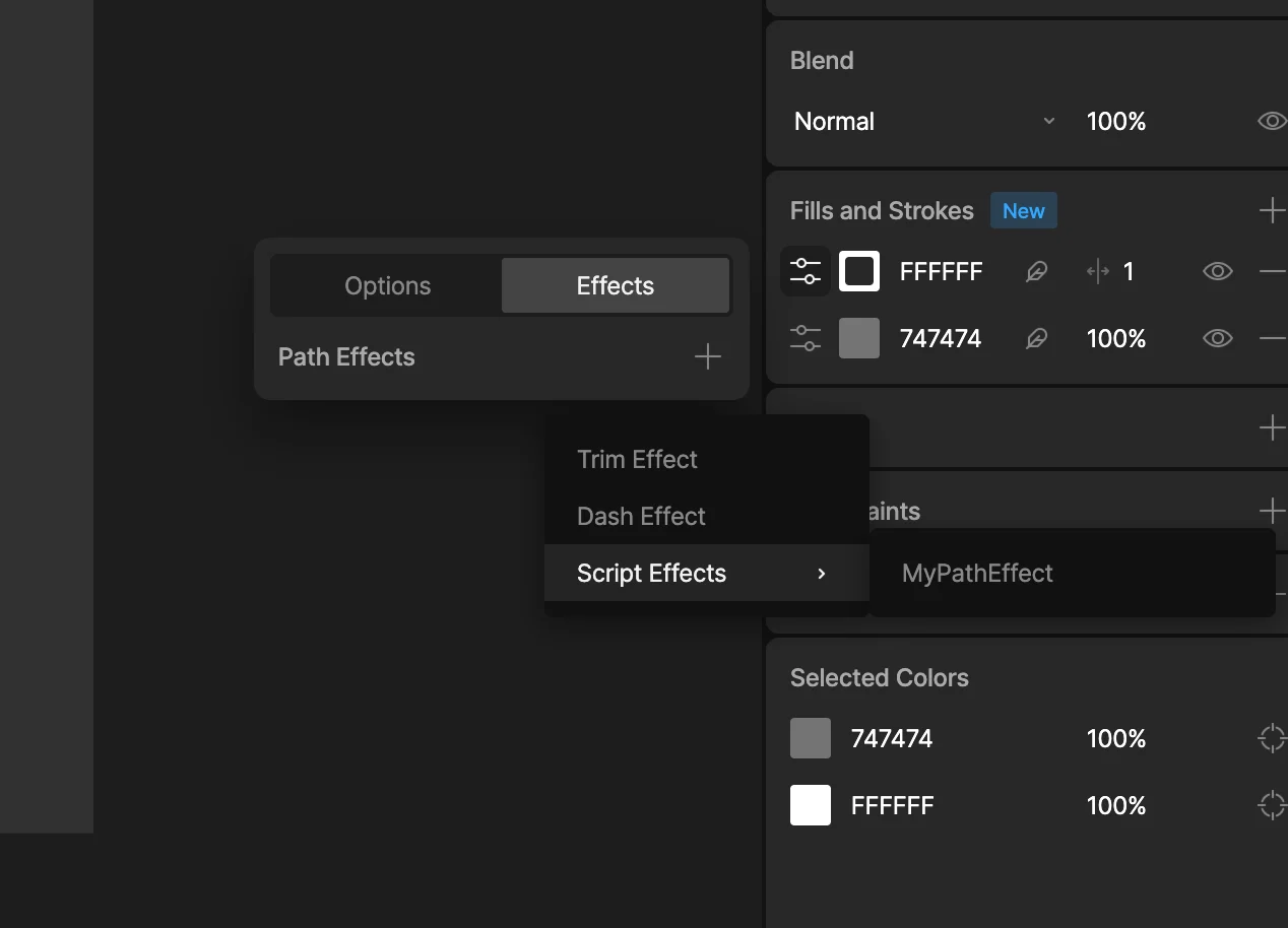 Add Path Effect to a Stroke