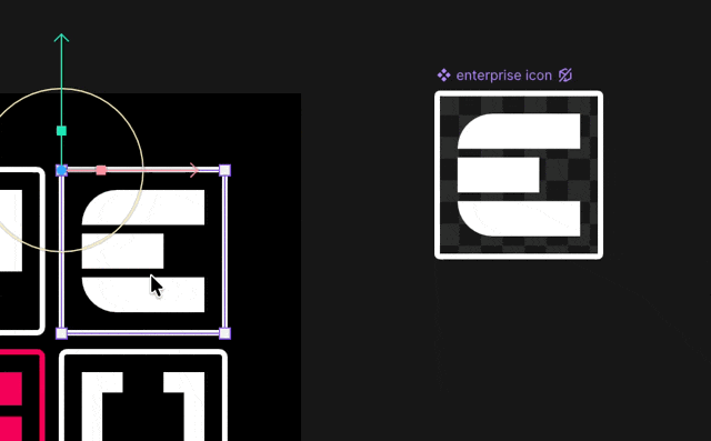 Double click to edit a component
