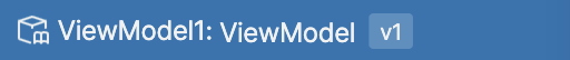 Component with a library icon and version number