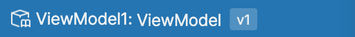 Component with a library icon and version number