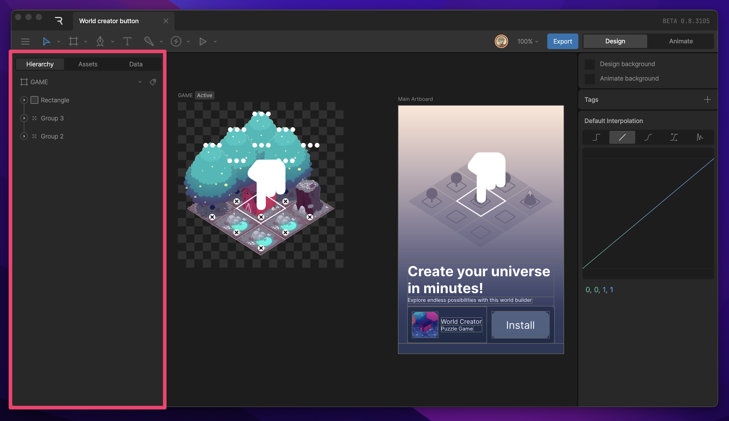 Interface Overview - Rive