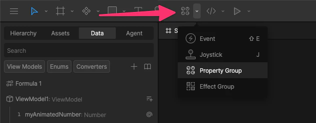 Create property group