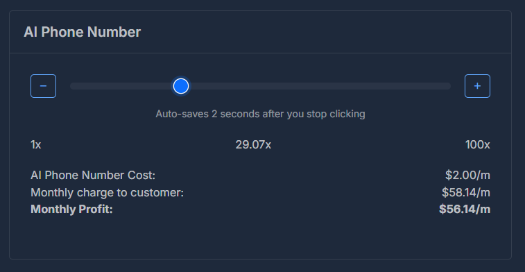 AI Phone Number Cost