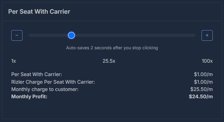 Per Seat With Carrier