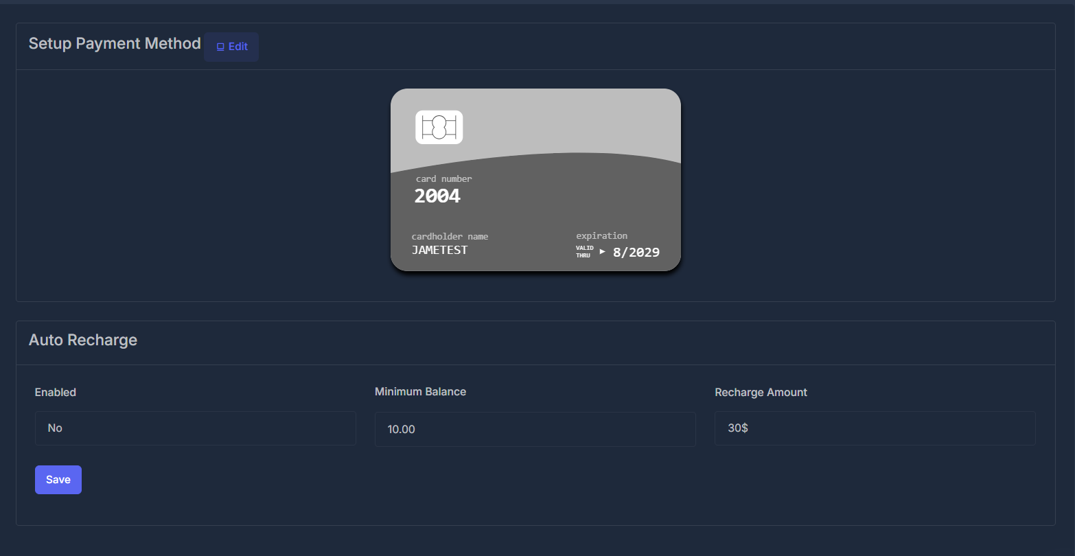 Payment Methods