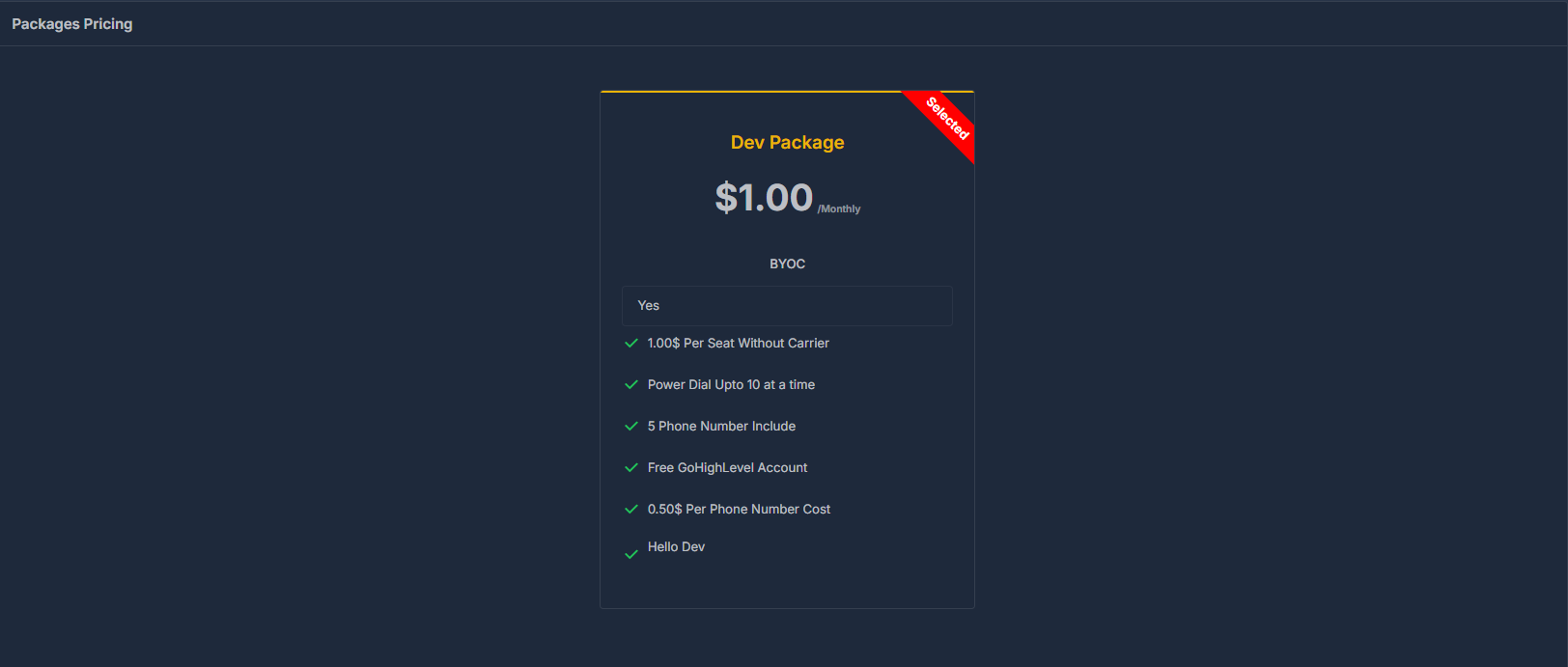 Payment Methods