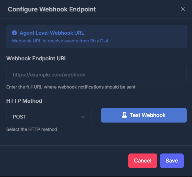 Configure Webhook Endpoint
