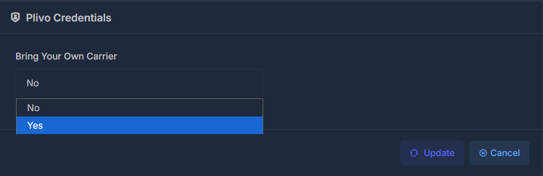 Plivo credentials