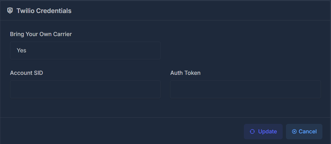 Twilio Credential