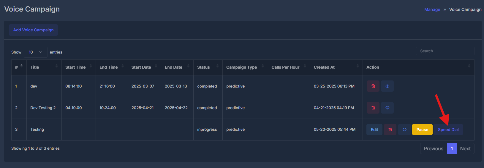 AI Dashboard Interface