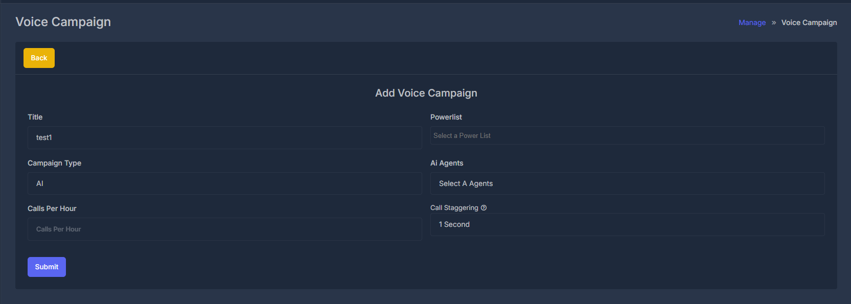 AI Dashboard Interface