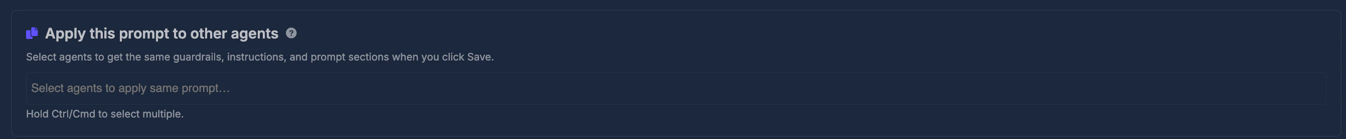 Save and version controls
