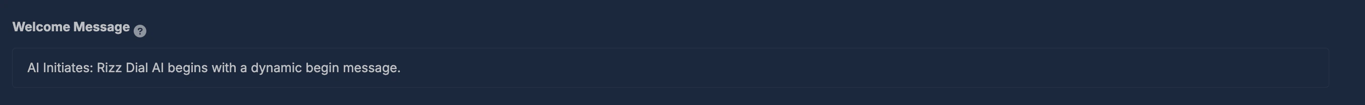 General prompt area with sectioned and single modes