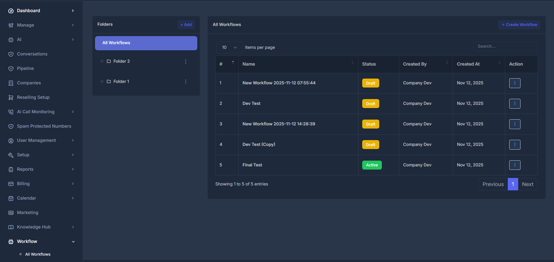 Workflow Module Overview