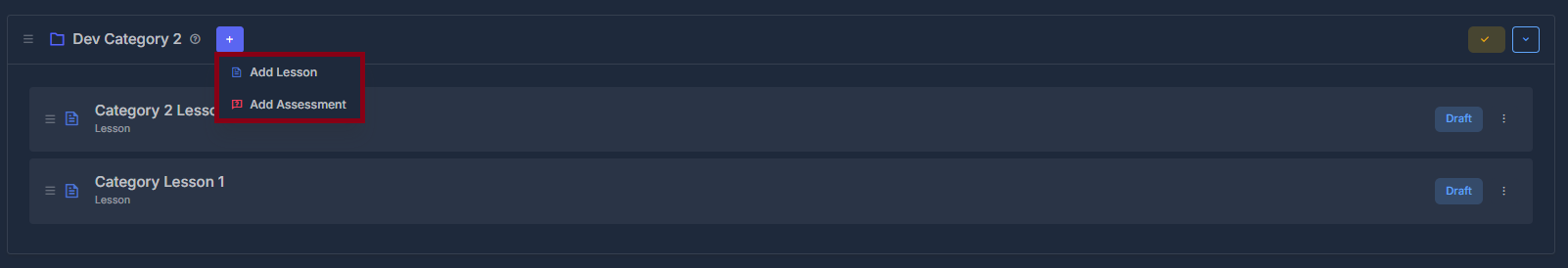 Course Builder Outline Example