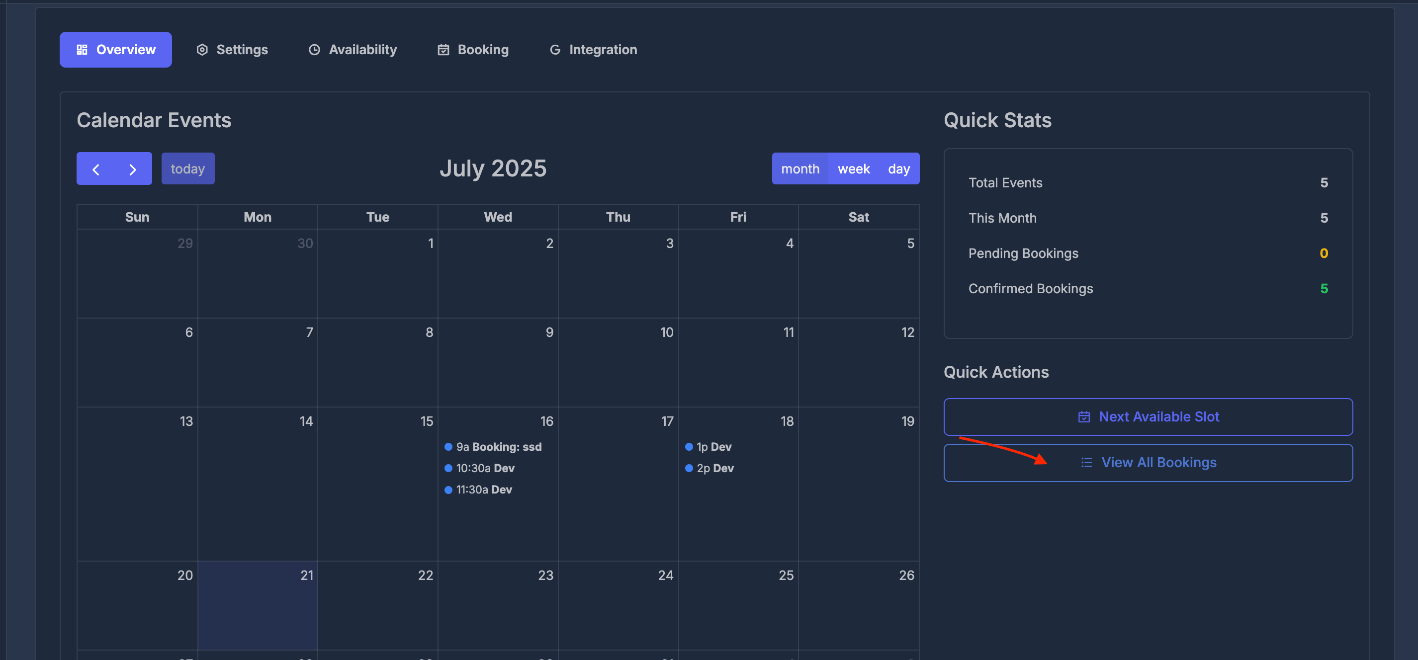 calendar