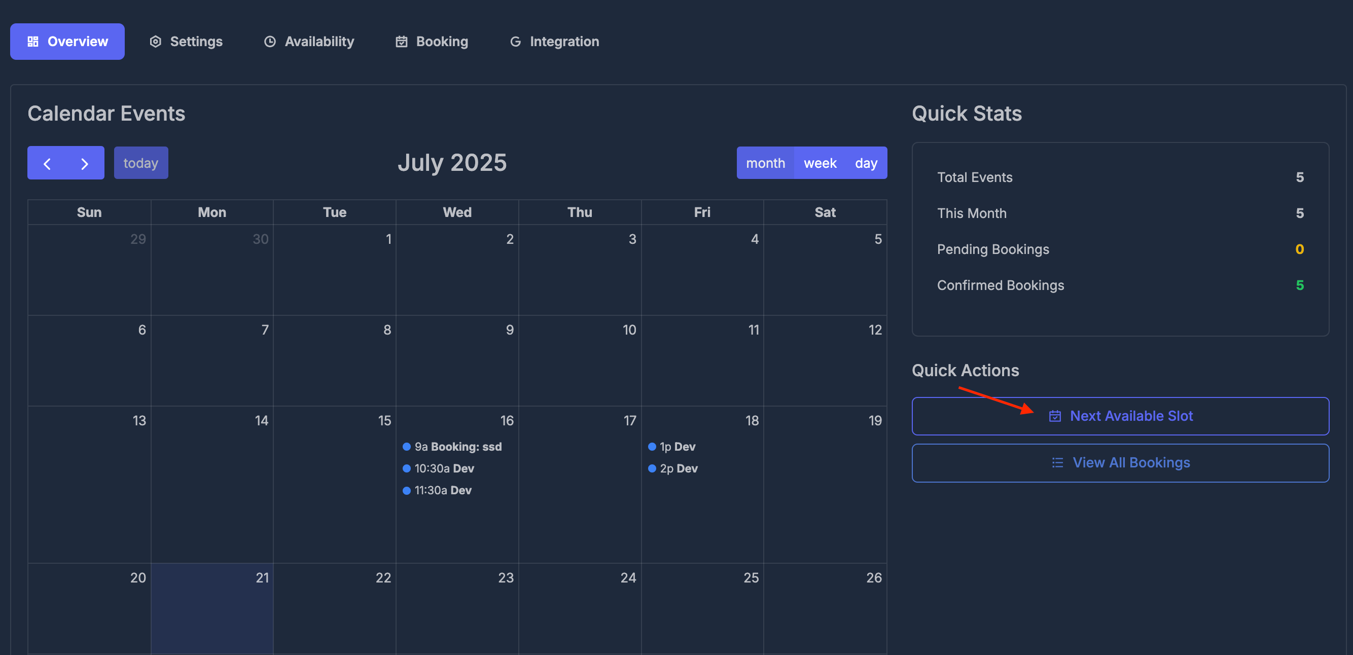 calendar