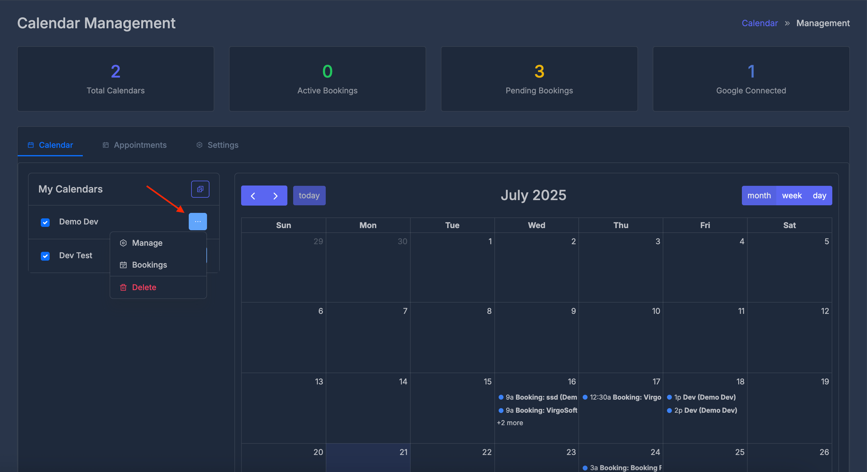 calendar