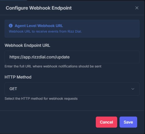 Configure Webhook Endpoint