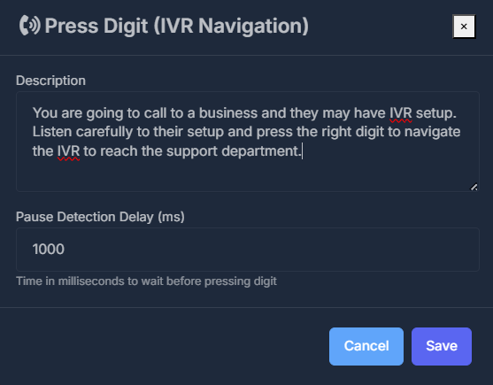 IVR Press Digit