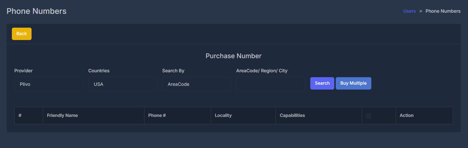 Package Price Slider
