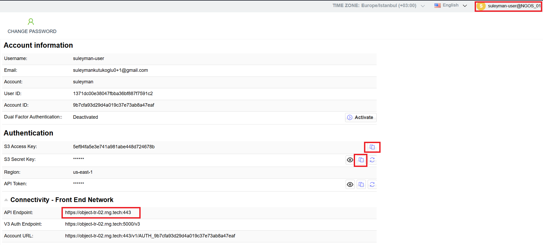 Object Credentials Pn
