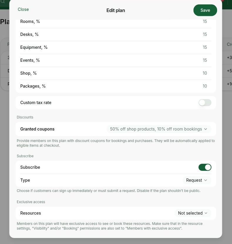 Grant coupons to every subscriber of a plan in RNTOR